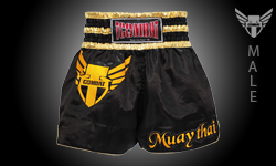 Tcombat Muay Thai Shorts  — Black