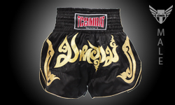 Tcombat Mahaaut Muay Thai Shorts — Black