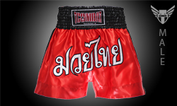 Tcombat Muaythai training Shorts — Red/black